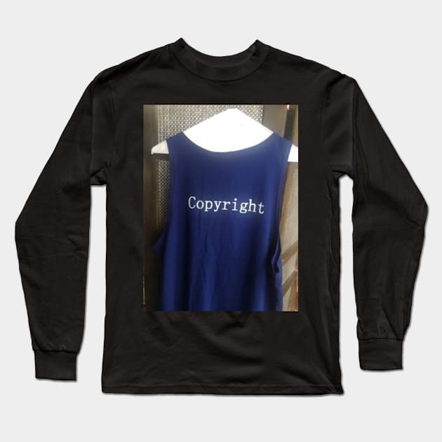 Copyright Long Sleeve T-Shirt by GripArtProductions